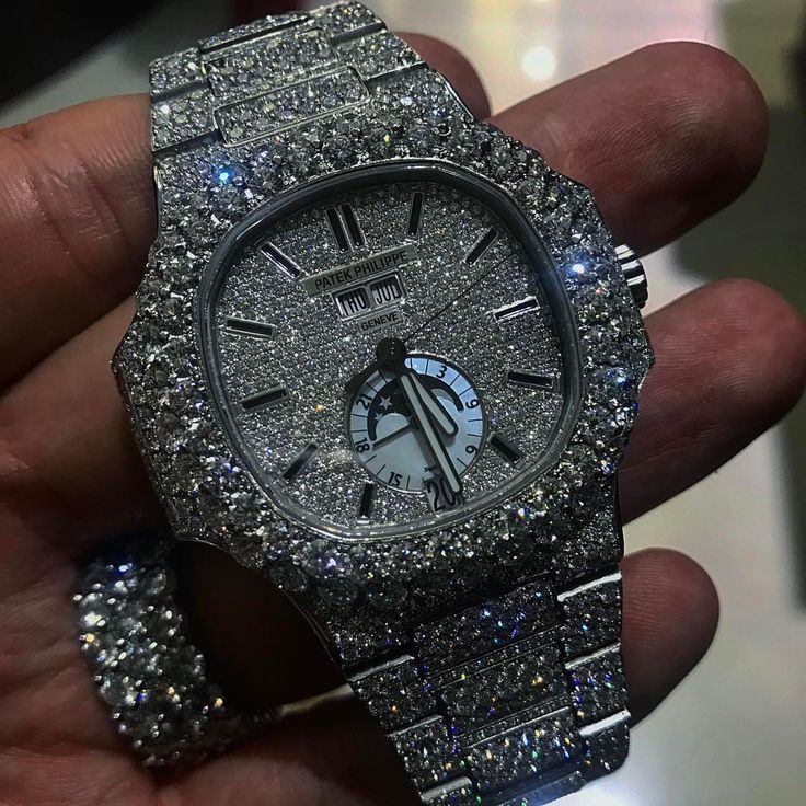 Men's Diamond Wrist Watch